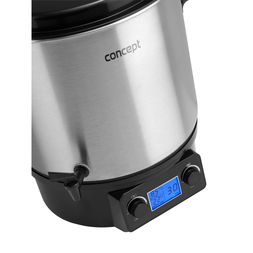 Concept ZH0040 - Уред за консервиране 27 l 2000W/230V неръждаем/черен