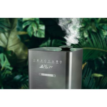 Concept ZV2021-  Овлажнител за въздух с ароматен дифузер PERFECT AIR SMART 4,6 l 110W/230V Wi-Fi антрацит + дистанционно управление