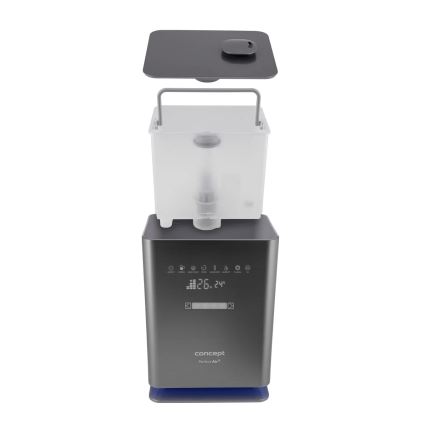 Concept ZV2021-  Овлажнител за въздух с ароматен дифузер PERFECT AIR SMART 4,6 l 110W/230V Wi-Fi антрацит + дистанционно управление