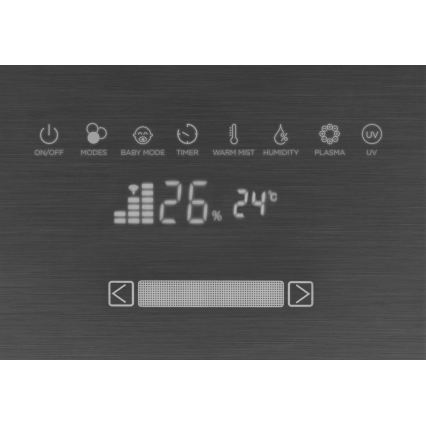 Concept ZV2021-  Овлажнител за въздух с ароматен дифузер PERFECT AIR SMART 4,6 l 110W/230V Wi-Fi антрацит + дистанционно управление