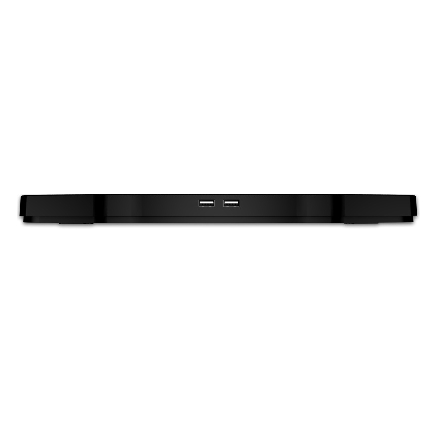 CONNECT IT CCP-2200-RD - Охладител за лаптоп 4x вентилатор 2xUSB черен/червен