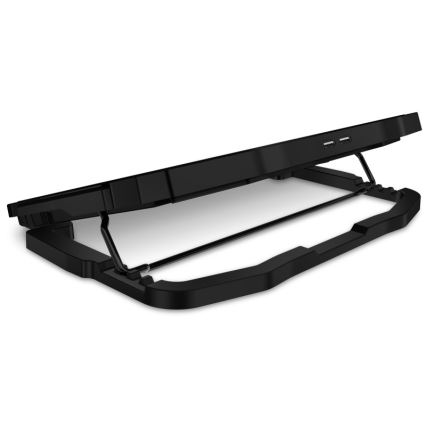 CONNECT IT CCP-2200-RD - Охладител за лаптоп 4x вентилатор 2xUSB черен/червен