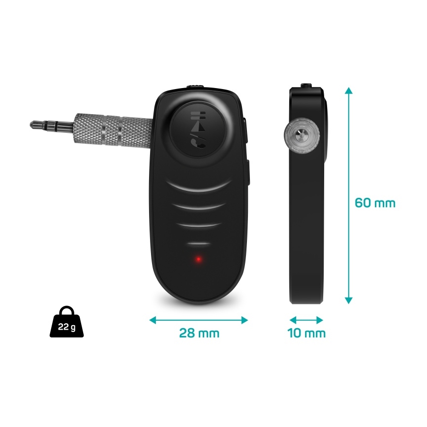 CONNECT IT CFF-4050-BK - Bluetooth audio приемник AUX 110 mAh
