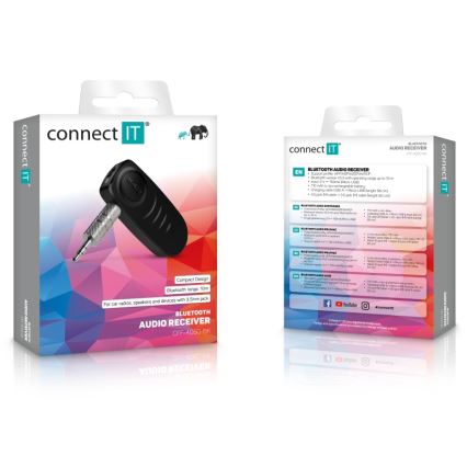 CONNECT IT CFF-4050-BK - Bluetooth audio приемник AUX 110 mAh