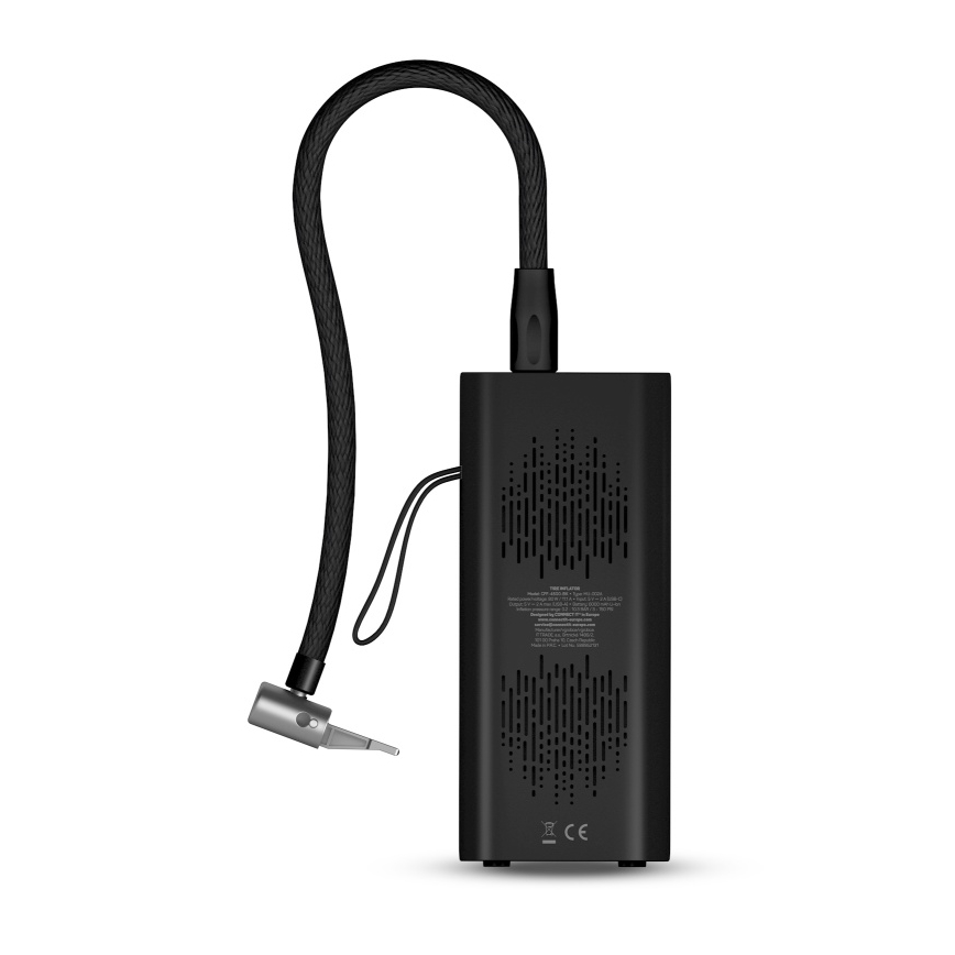 CONNECT IT CFF-4500-BK - Цифров джобен компресор AirFlow 80W/6000 mAh черен