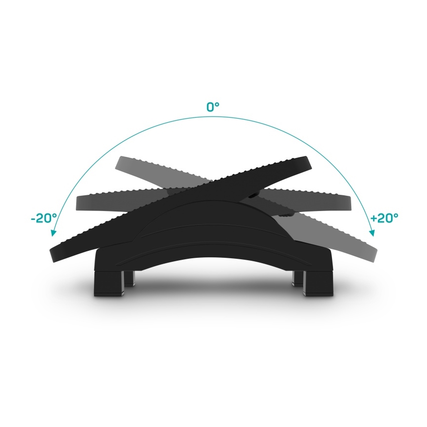 CONNECT IT CFH-4100-BK - Регулируема поставка за крака черен
