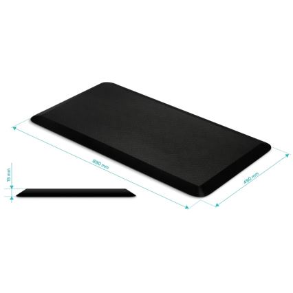 CONNECT IT CFH-4200-BK - Постелка против умора за крака черен