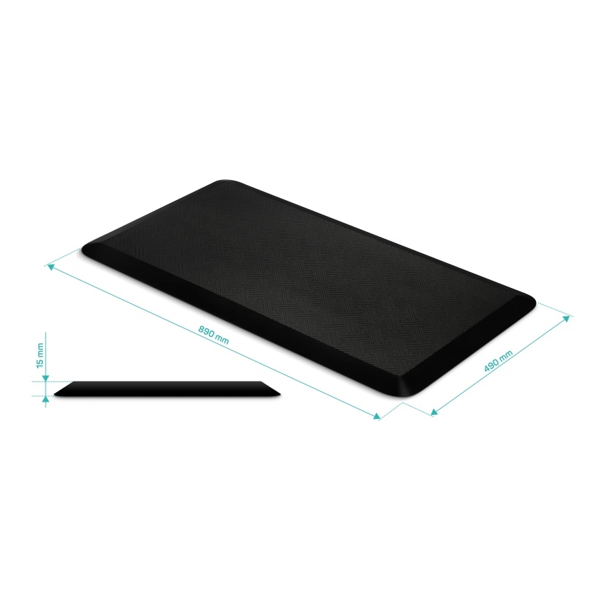 CONNECT IT CFH-4200-BK - Постелка против умора за крака черен