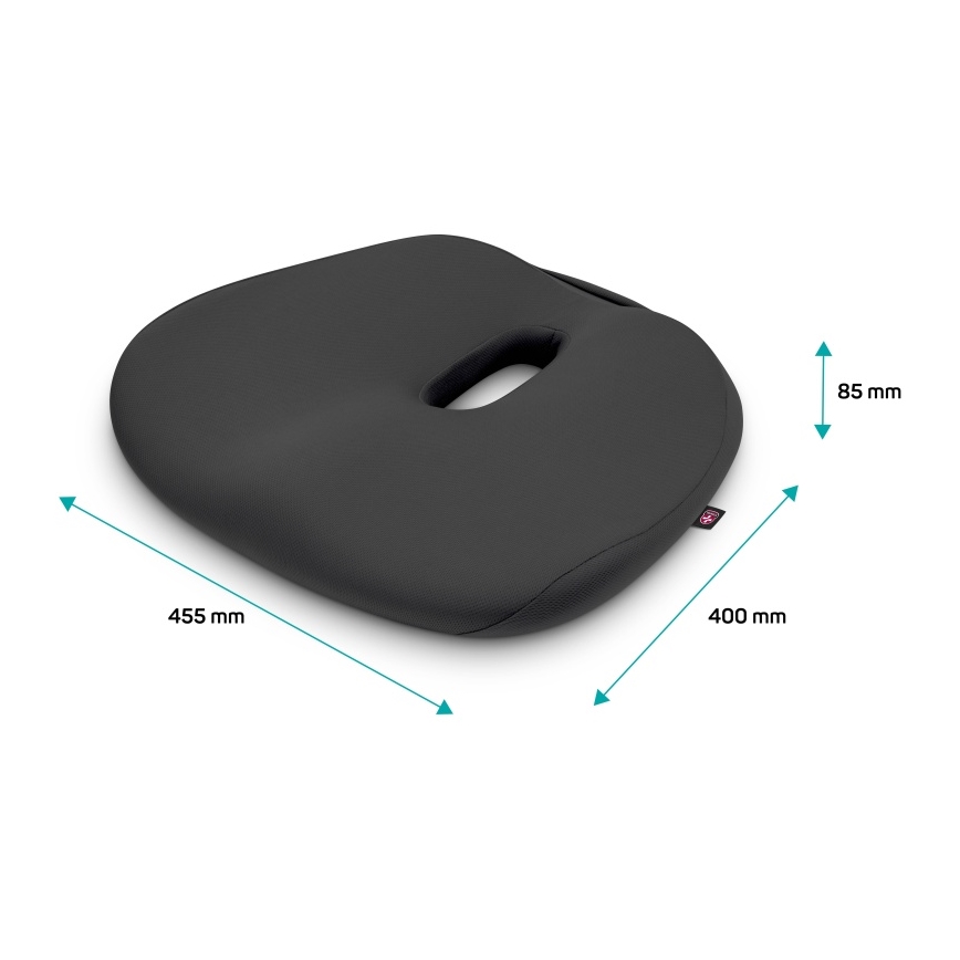 CONNECT IT CFH-5501-GY - Ергономична възглавница за стол антрацит