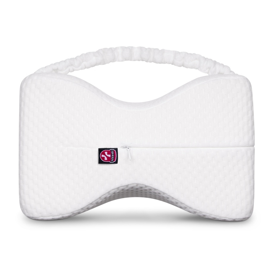 CONNECT IT CFH-6010-WH - Анатомична възглавница за между коленете Taurus Knee бяла