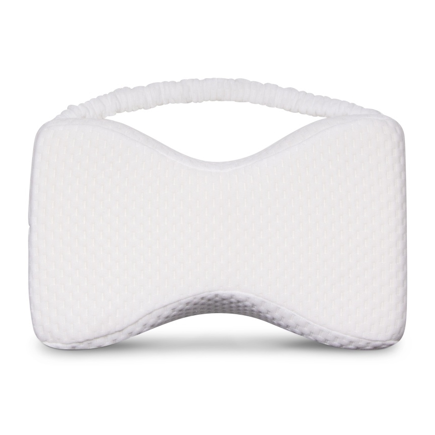 CONNECT IT CFH-6010-WH - Анатомична възглавница за между коленете Taurus Knee бяла