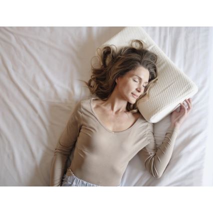 CONNECT IT CFH-6020-WH - Анатомична възглавница Taurus бяла