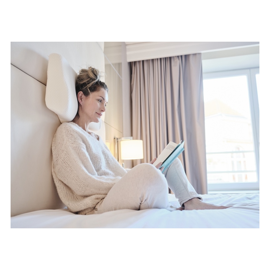 CONNECT IT CFH-6020-WH - Анатомична възглавница Taurus бяла