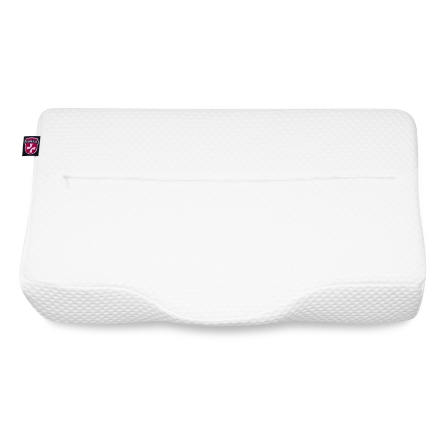 CONNECT IT CFH-6020-WH - Анатомична възглавница Taurus бяла