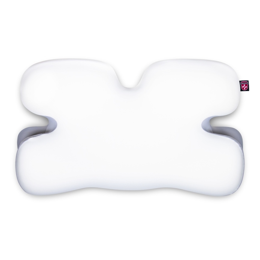 CONNECT IT CFH-6030-WH - Анатомична възглавница Virgo бяла/сива