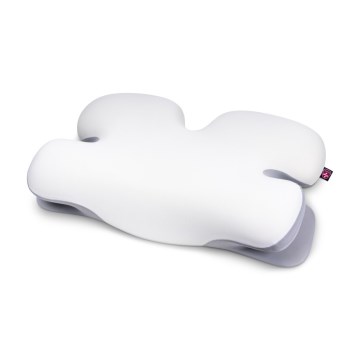 CONNECT IT CFH-6030-WH - Анатомична възглавница Virgo бял/сив