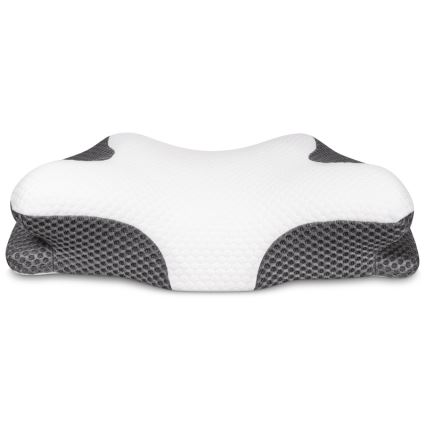 CONNECT IT CFH-6031-WH - Анатомична възглавница Lyra бяла/сива