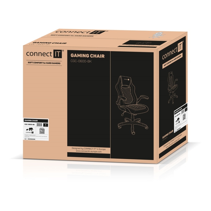 CONNECT IT CGC-0600-BK - Геймърски стол Matrix Pro черен