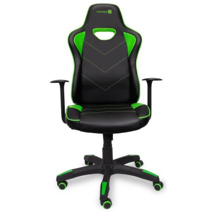 CONNECT IT CGC-0700-GR - Геймърски стол LeMans Pro черен/зелен