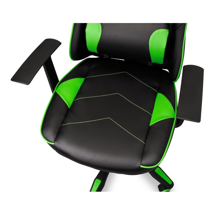 CONNECT IT CGC-0700-GR - Геймърски стол LeMans Pro черен/зелен