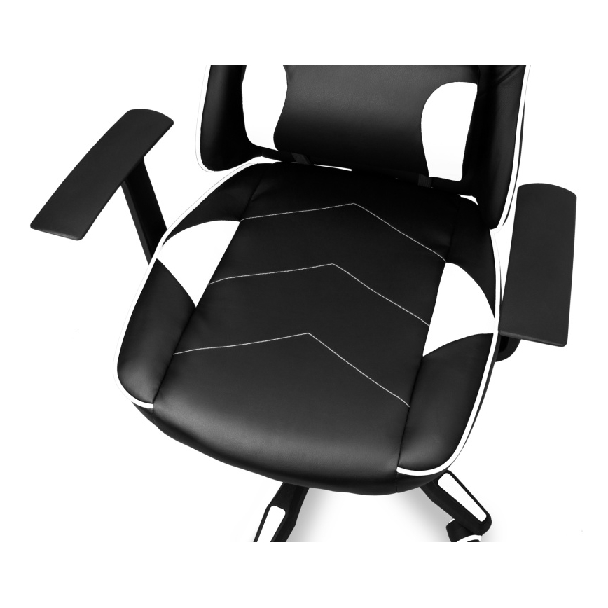 CONNECT IT CGC-0700-WH - Геймърски стол LeMans Pro черно/бяло