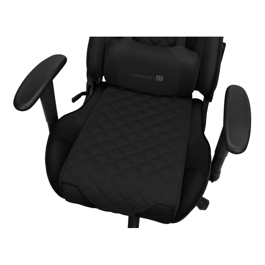 CONNECT IT CGC-1200-BK - Геймърски стол Monaco Pro черен