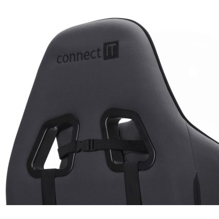 CONNECT IT CGC-1200-GY - Геймърски стол Monaco Pro сив/черен