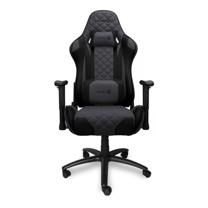 CONNECT IT CGC-1200-GY - Геймърски стол Monaco Pro сив/черен
