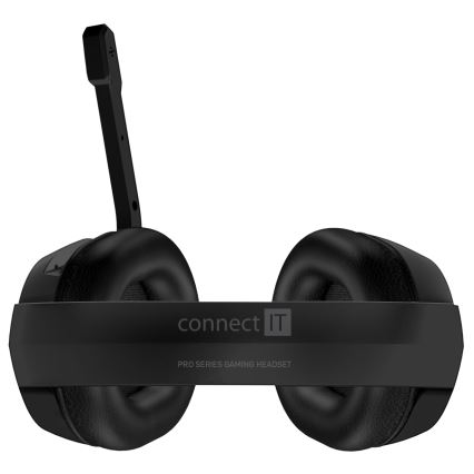 CONNECT IT CHP-3595-BK - LED RGB Гейминг слушалки с кабел с микрофон черен