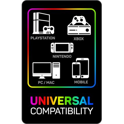 CONNECT IT CHP-5500-RD - LED Гейминг слушалки с кабел с микрофон черен/червен