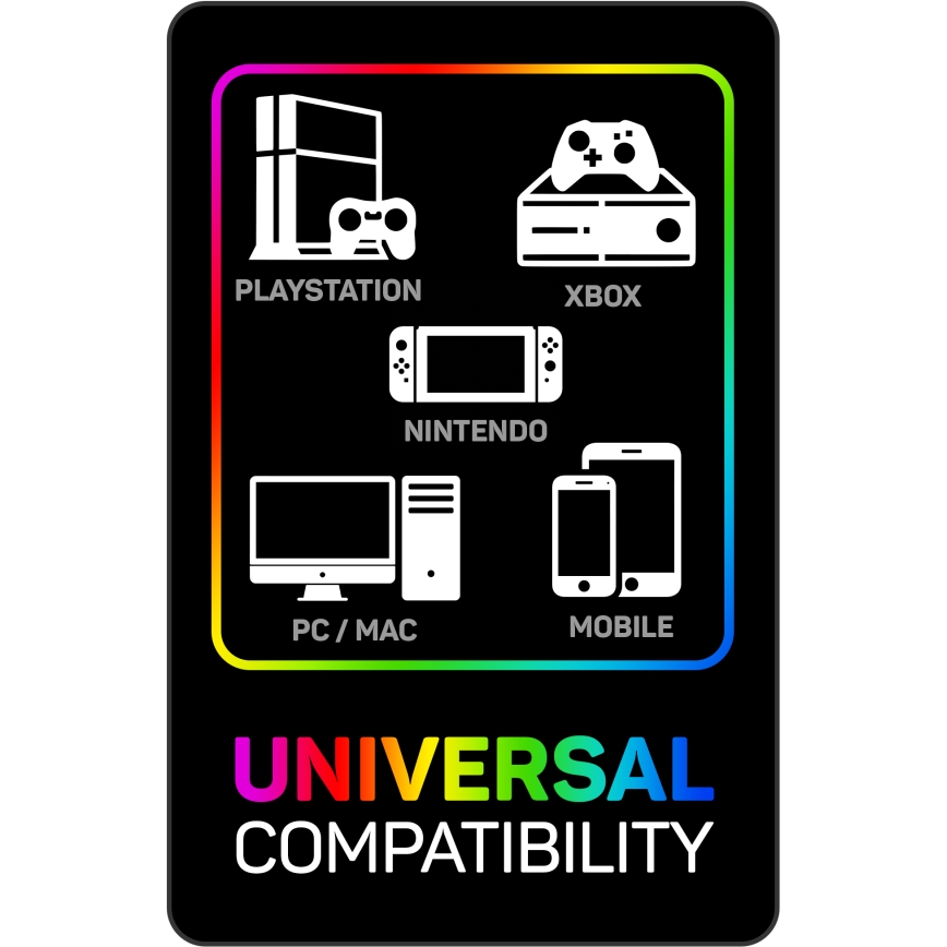 CONNECT IT CHP-5500-RD - LED Гейминг слушалки с кабел с микрофон черен/червен