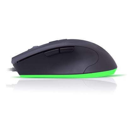 CONNECT IT CI-1128 - LED Жична геймърска мишка 1000/1200/1600/3200 DPI черен