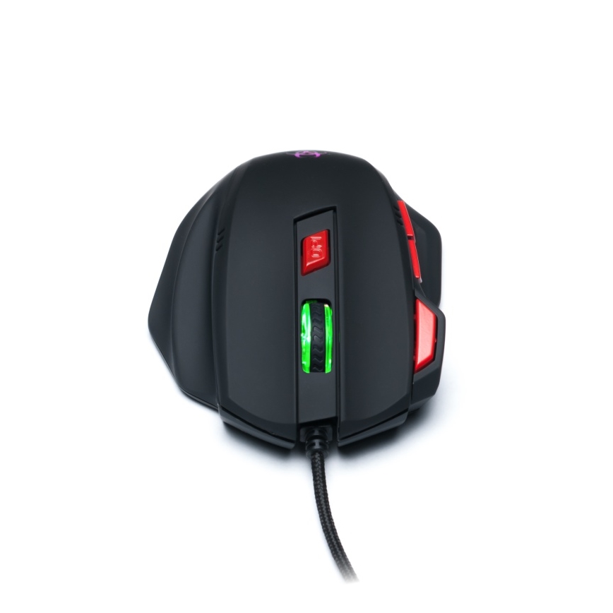 CONNECT IT CI-191 - LED Жична геймърска мишка 800/1600/2400/3200 DPI черен