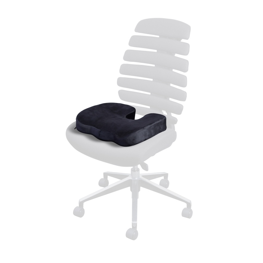 CONNECT IT CI-528 - Ергономична възглавница за стол черен