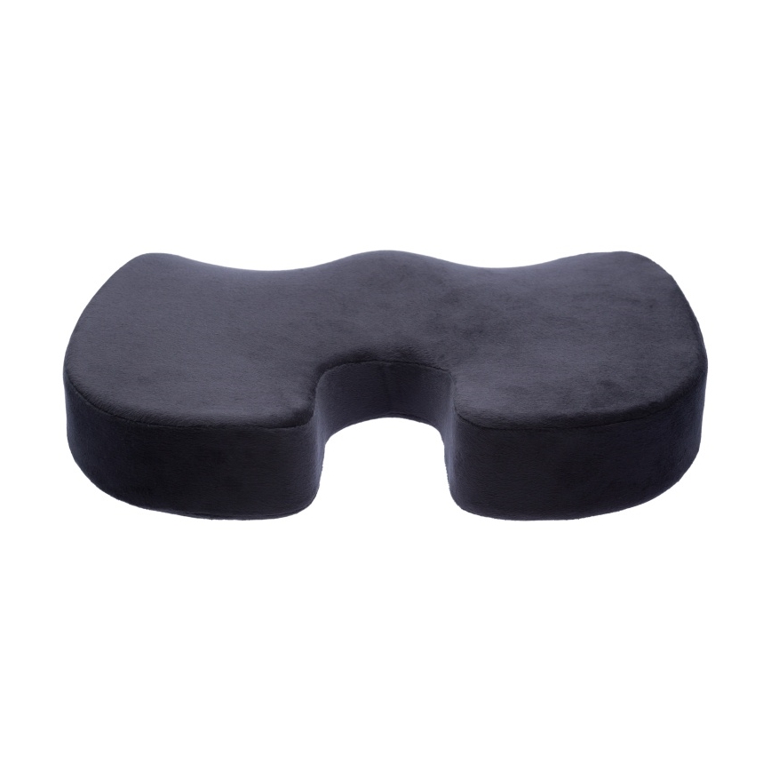 CONNECT IT CI-528 - Ергономична възглавница за стол черен