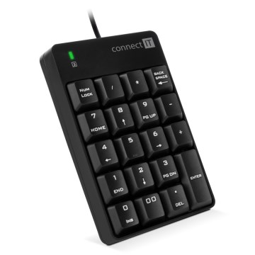 CONNECT IT CKB-0060-BK - Жична цифрова клавиатура черен