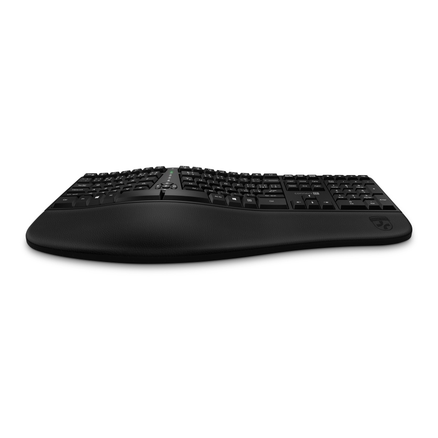 CONNECT IT CKB-2800-CS - Ергономична безжична клавиатура с CZ/SK локализация черен