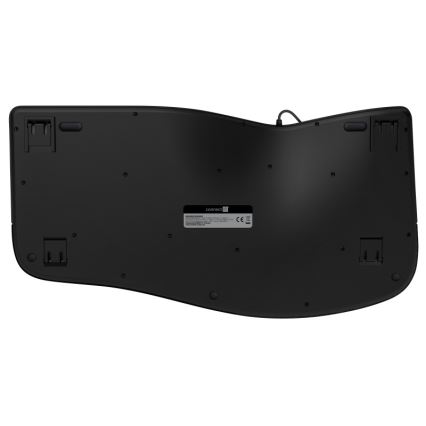 CONNECT IT CKB-2800-CS - Ергономична безжична клавиатура с CZ/SK локализация черен
