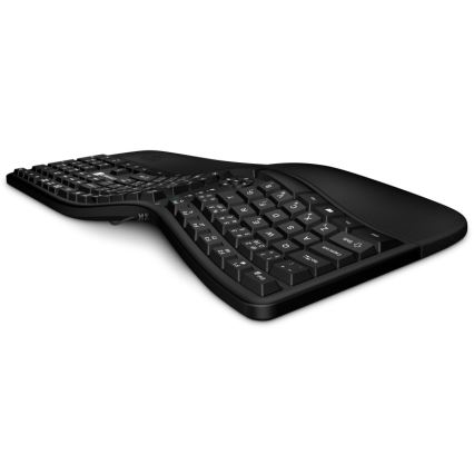 CONNECT IT CKB-2800-CS - Ергономична безжична клавиатура с CZ/SK локализация черен