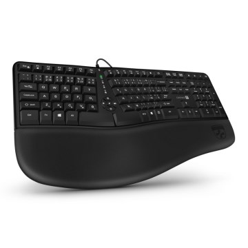 CONNECT IT CKB-2800-CS - Ергономична безжична клавиатура с CZ/SK локализация черен