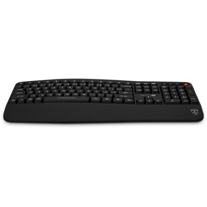 CONNECT IT CKM-6010-CS - Ергономична безжична клавиатура и мишка 800/1200/1600/2400 DPI с CZ/SK локализация 1xAA + 2xAAA черен