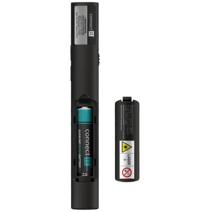 CONNECT IT CLP-2050-BK - Безжичен презентер с лазерна показалка 1xAAA