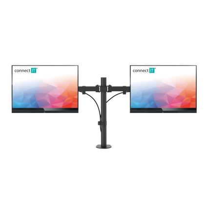 CONNECT IT CMF-3203-BK - Универсална стойка за 2 монитора 13-32” черен