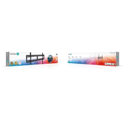 CONNECT IT CMH-6090-BK - Стенна стойка за телевизор 40-100” черен