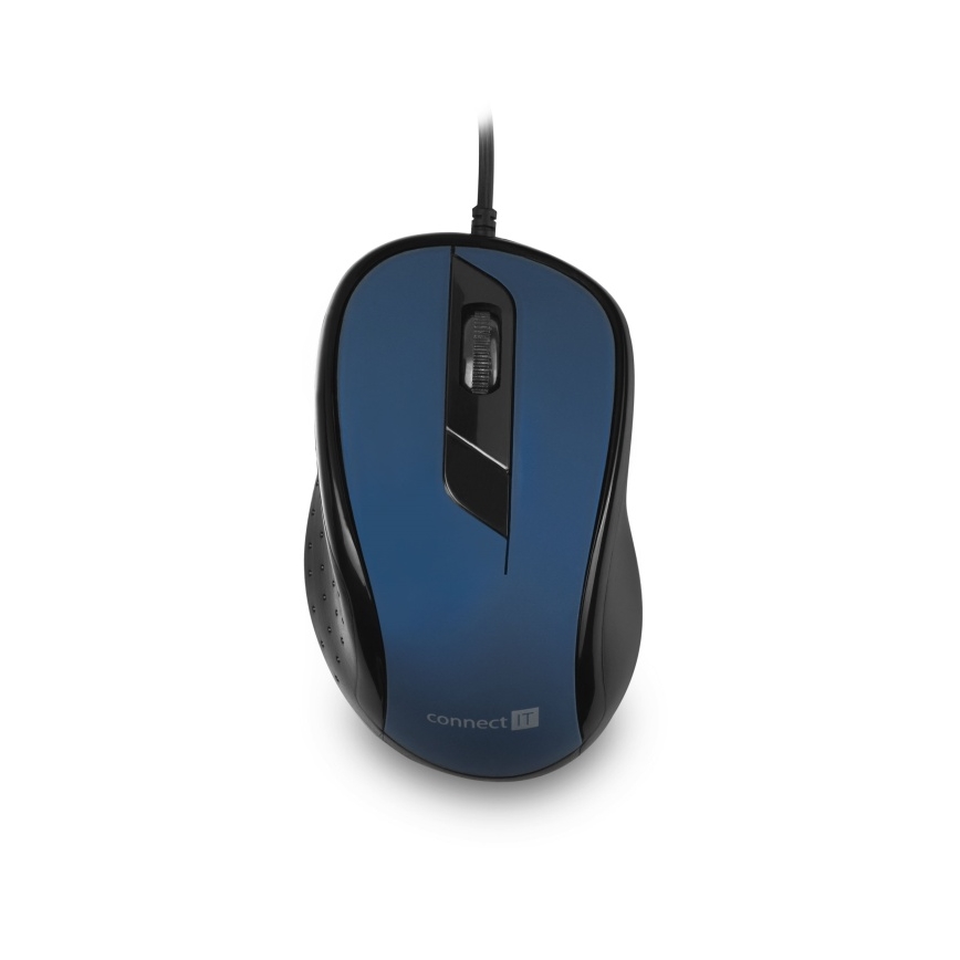 CONNECT IT CMO-1200-BL - Жична мишка 1000 DPI черен/син