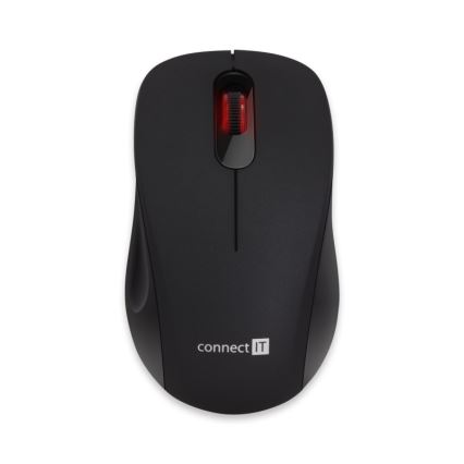 CONNECT IT CMO-2230-BK - Безшумна безжична мишка MUTE 1200 DPI 1xAA черен