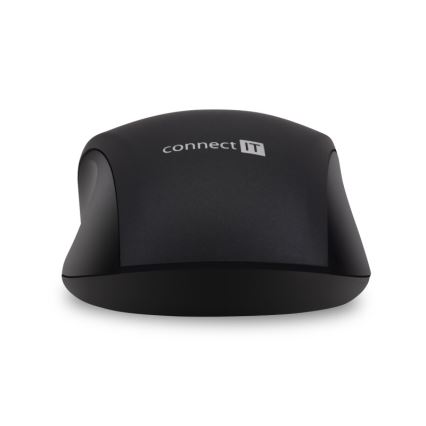 CONNECT IT CMO-2230-BK - Безшумна безжична мишка MUTE 1200 DPI 1xAA черен