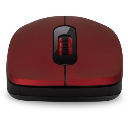 CONNECT IT CMO-2230-RD - Безшумна безжична мишка MUTE 1200 DPI 1xAA черен/червен