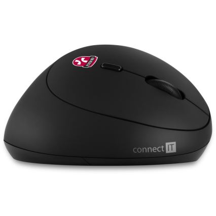 CONNECT IT CMO-2600-BK - Ергономична безжична мишка 800/1200/1600 DPI 1xAA черна