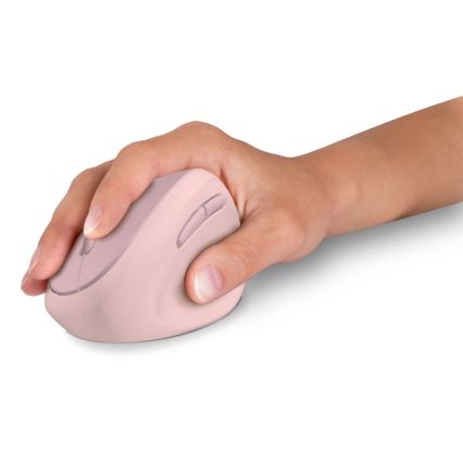 CONNECT IT CMO-2600-PK - Ергономична безжична мишка с регулируемо DPI 800/1200/1600, захранване 1xAA, розова